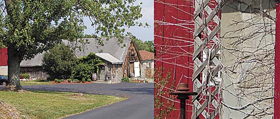 Baldwin Vineyards tasting room and winery.